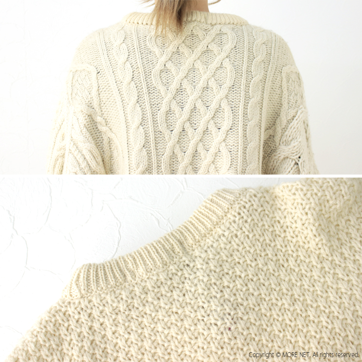サニーサイドアップ SUNNY SIDE UP パッチワークワイドニット 15KNIT SR-213-003 日本製 リメイク セーター レディース /返品・交換不可/SALE セール | SUNNY SIDE UP | 13