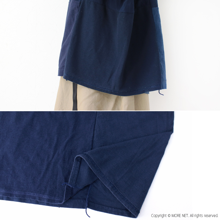 サニーサイドアップ SUNNY SIDE UP ビッグパッチワークTシャツ 15TEE SR-228-008 日本製 リメイク レディース メンズ トップス /返品・交換不可/SALE セール | SUNNY SIDE UP | 15