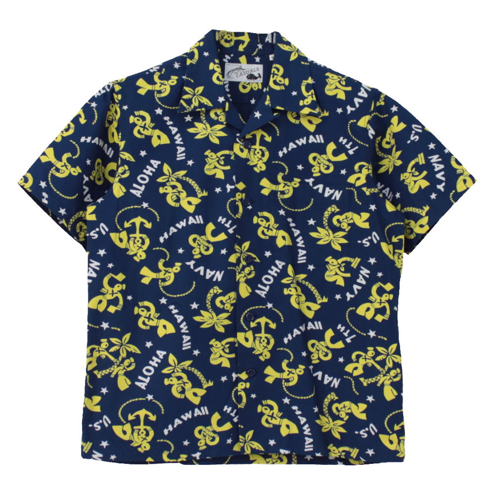 サンサーフ SUN SURF コットンリップストップオープンシャツ SAILOR MOKU STAR...
