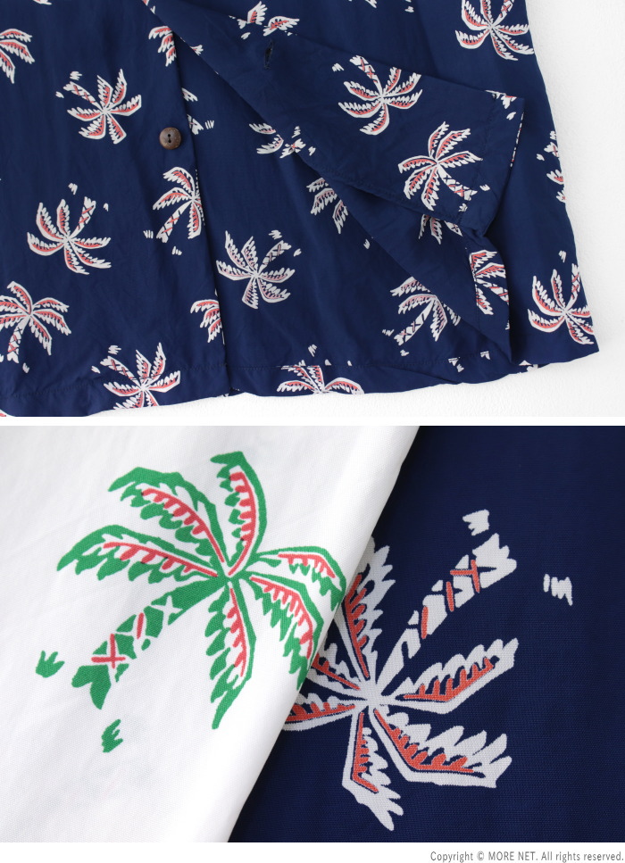 サンサーフ SUN SURF レーヨンハワイアンシャツ SS39427 メンズ 日本製 アロハ SCATTERED PALMTREE 2025春夏 | SUN SURF | 06