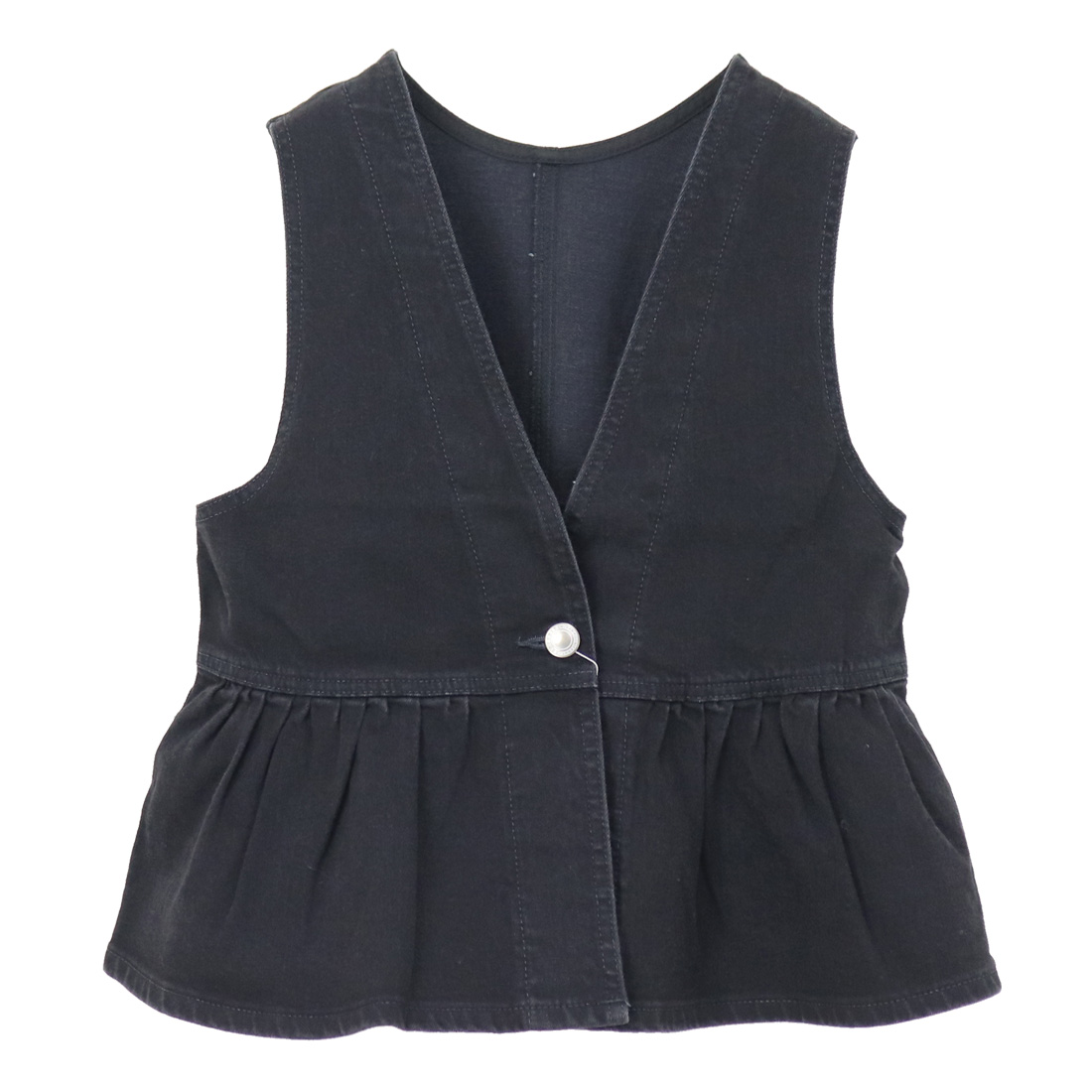 SOMETHING（サムシング） ペプラム2WAYビスチェ ST123 ベスト デニム