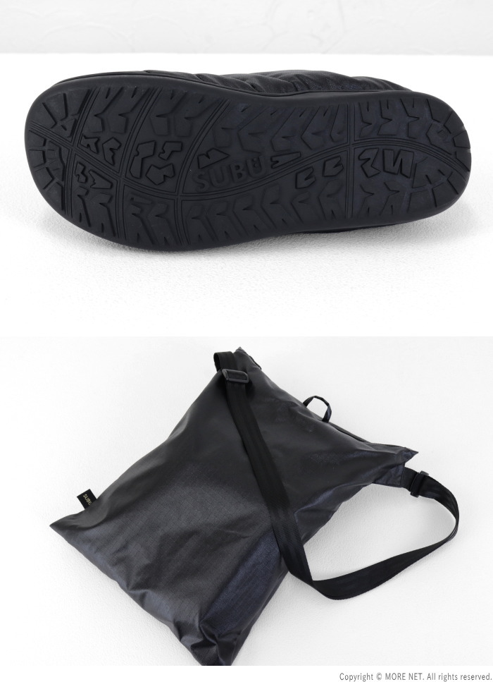 SUBU（スブ） ヒールプラスウィンターサンダル DOTS +H XENO BLACK