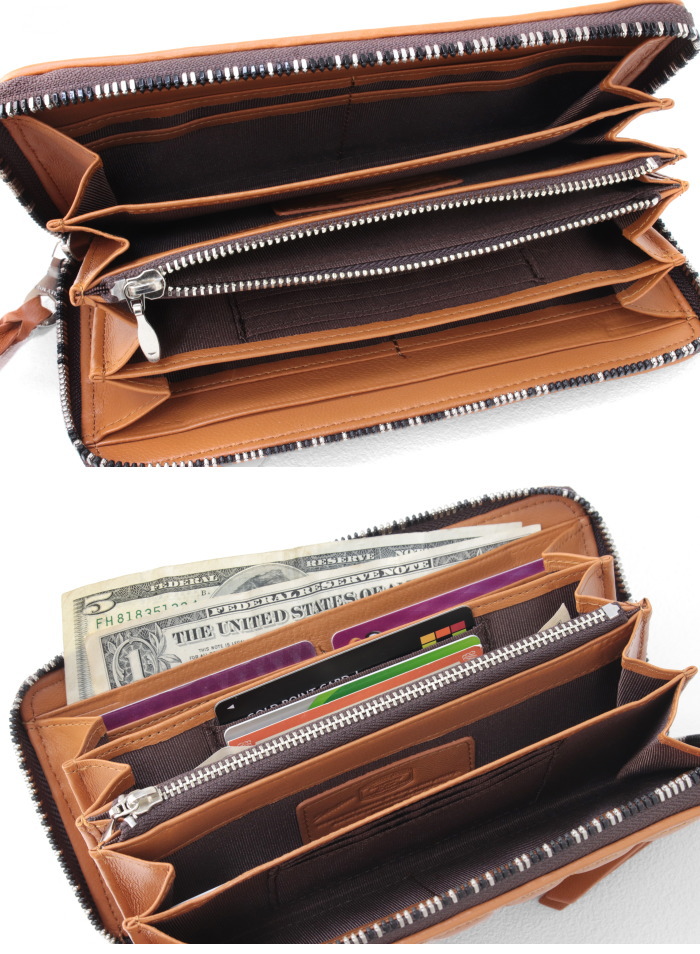 SOLATINA（ソラチナ） シープレザーキルティングロングウォレット SW