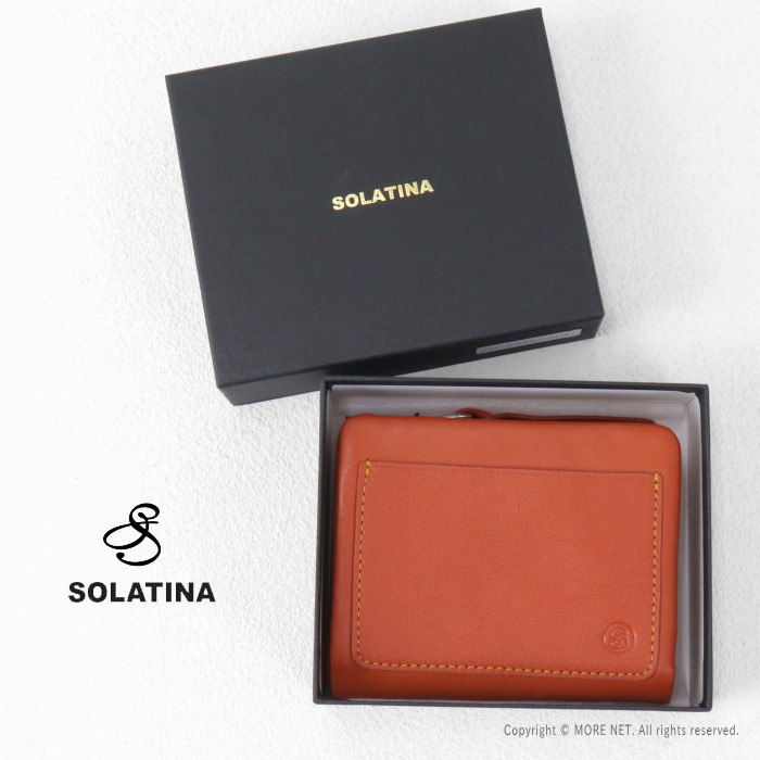 SOLATINA（ソラチナ） カーフレザー2つ折りコンパクトウォレット SW