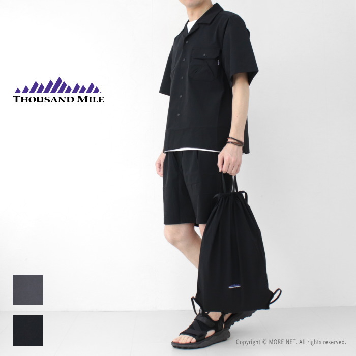 サウザンドマイル THOUSAND MILE シャツ・ショートパンツ・バッグ 3点セット TM251NP00021 メンズ 半袖 アップ 2025春夏 /返品・交換不可/SALE セール | THOUSAND MILE