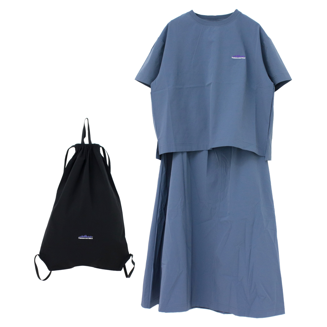 サウザンドマイル THOUSAND MILE ショートスリーブTシャツ&スカート セットアップ TM251NP00032 レディース 3点セット  2025春夏 | THOUSAND MILE | 02