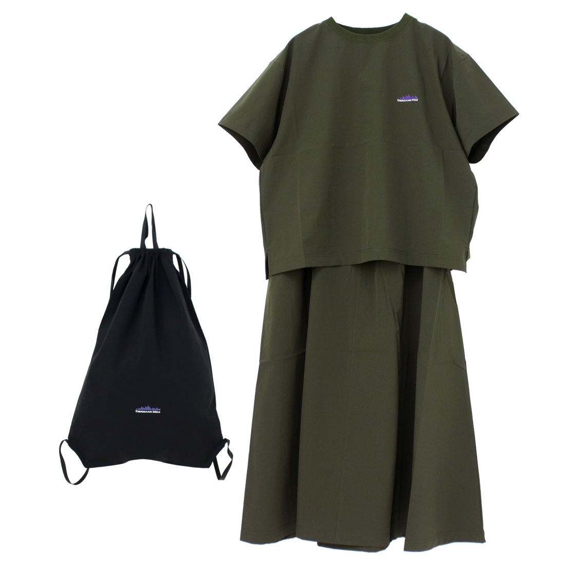 サウザンドマイル THOUSAND MILE ショートスリーブTシャツ&スカート セットアップ TM251NP00032 レディース 3点セット  2025春夏 | THOUSAND MILE | 03