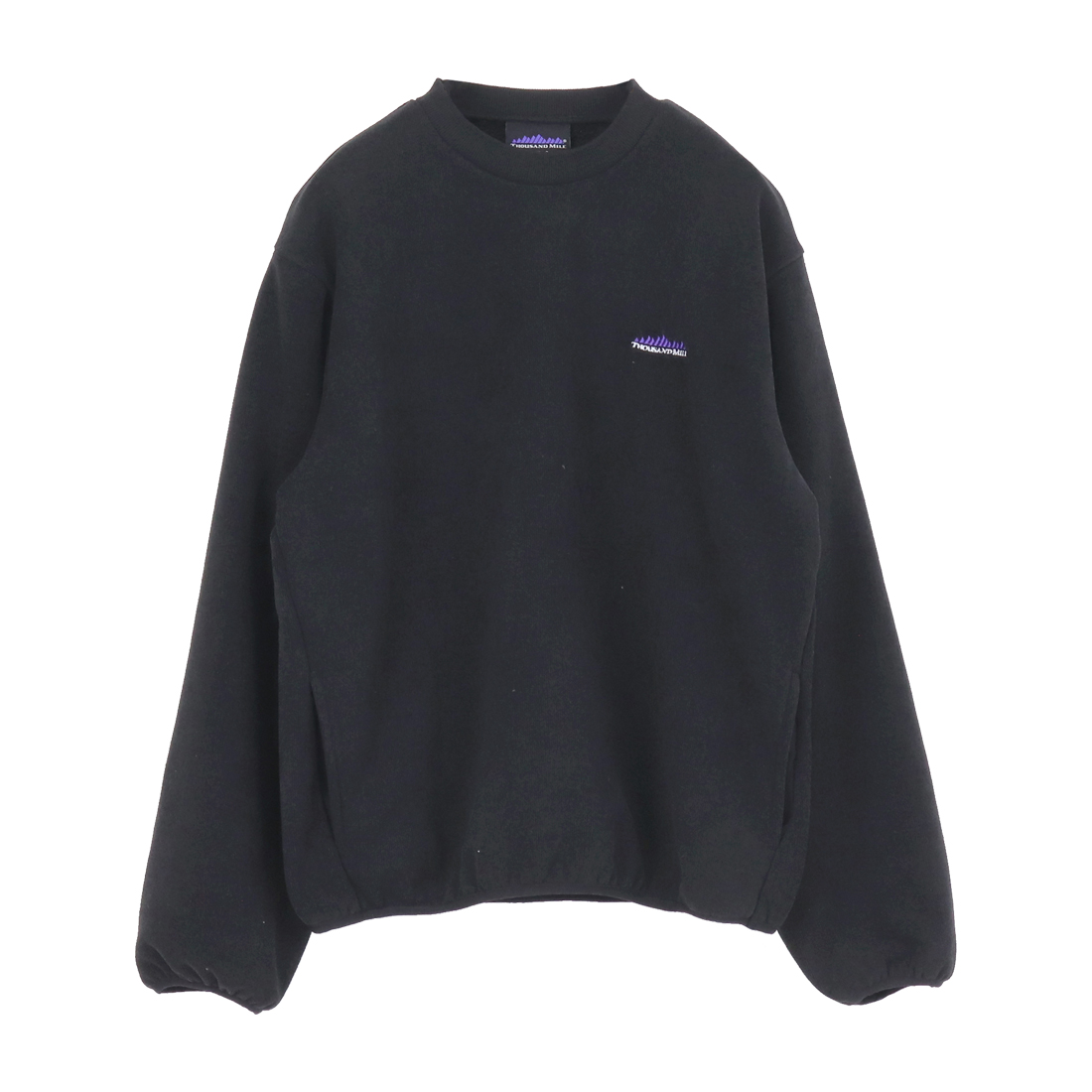 THOUSAND MILE（サウザンドマイル） ニットフリースクルーネックプル