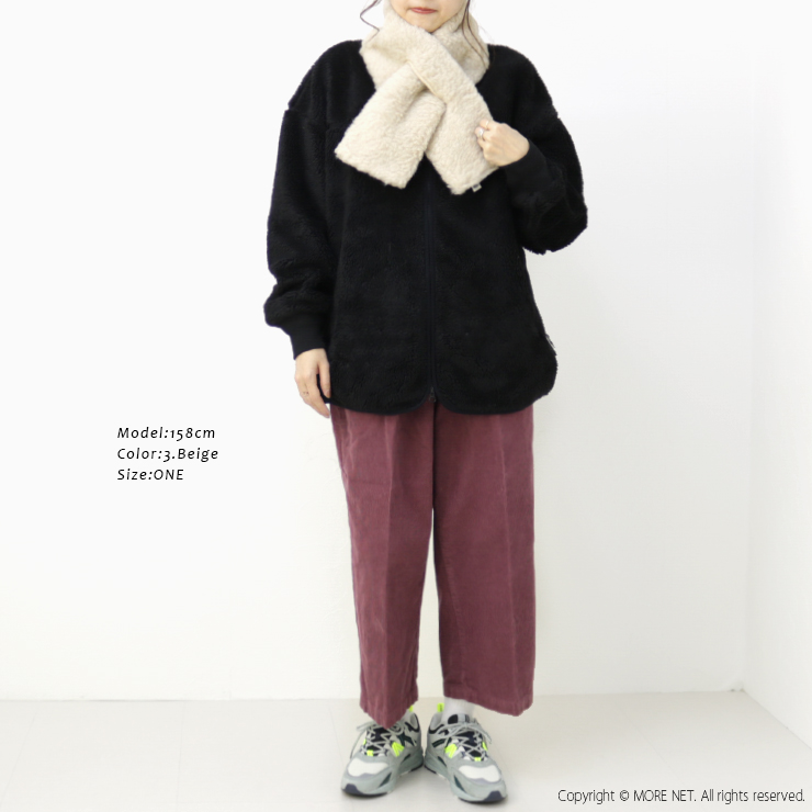 コールドブレイカー COLD BREAKER ウールボアマフラー TS もこもこ ループ 無地 暖かい レディース /返品・交換不可/SALE セール | COLD BREAKER | 08