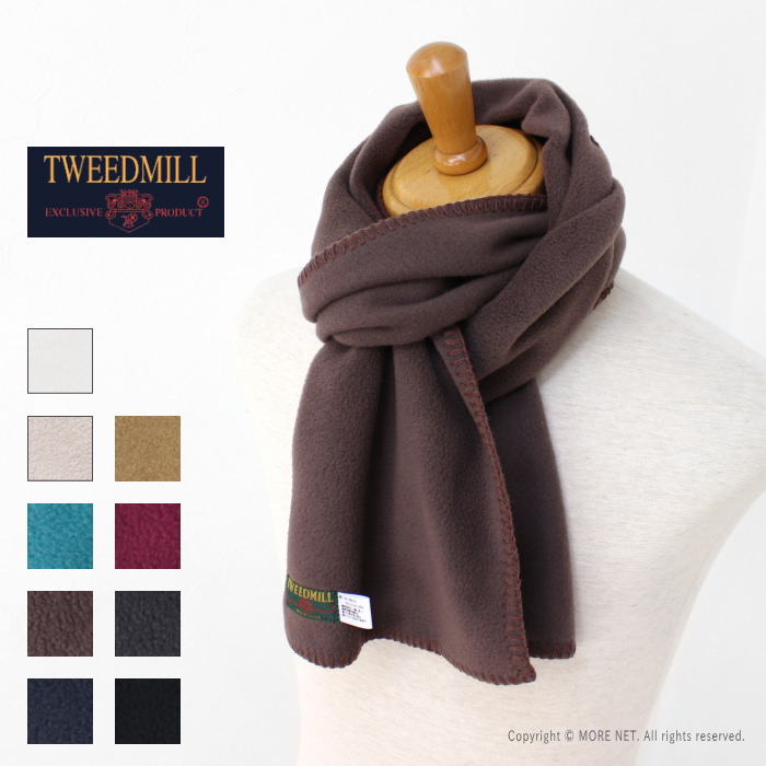 TWEED MILL（ツイードミル） フリーススカーフ 25-180-FL メンズ