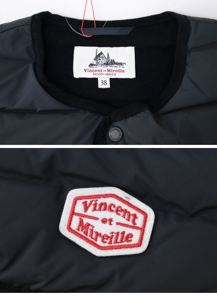 ヴァンソンエミレイユ Vincent et Mireille ステッチレスダウンカーディガン VM242SD26030 メンズ ジャケット インナー /返品・交換不可/SALE セール | VINCENT ET MIREILLE | 03