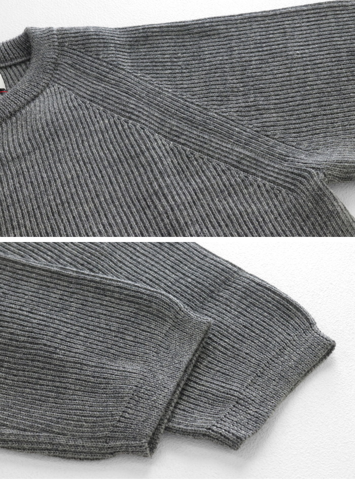 VINCENT ET MIREILLE（ヴァンソン エ ミレイユ） リブクルーネック