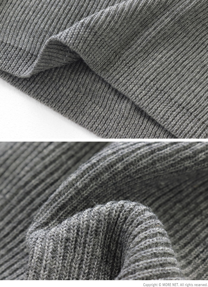 VINCENT ET MIREILLE（ヴァンソン エ ミレイユ） リブクルーネック