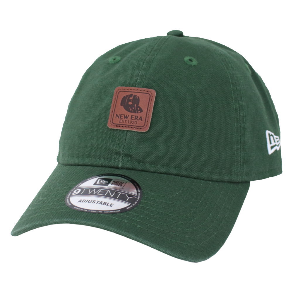 ニューエラ NEW ERA レザーパッチ ダックキャンバス 9TWENTY キャップ メンズ レディ...