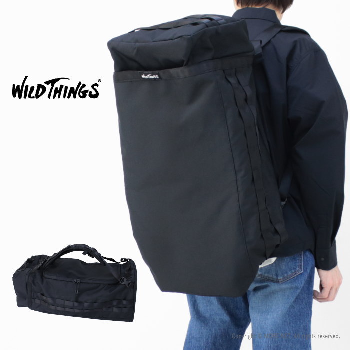 ワイルドシングス WILDTHINGS ポリーコーデュラ 2WAYボストンバック WT-380-3412 メンズ レディース 大容量 | WILD THINGS