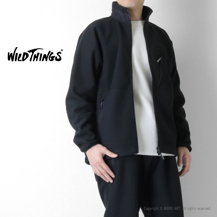 WILD THINGS（ワイルドシングス） グリッドフリースジャケット