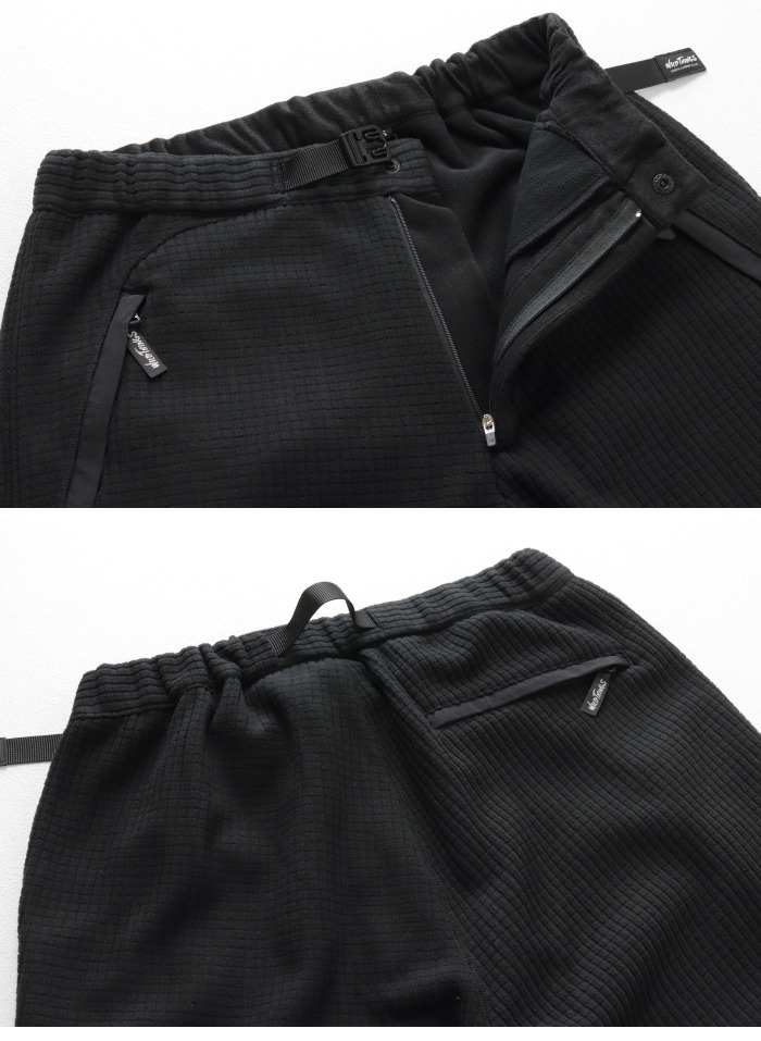 WILD THINGS（ワイルドシングス） グリッドフリースパンツ WT25156SK