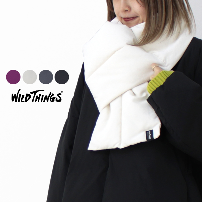 ワイルドシングス WILD THINGS サプレックスパッディドマフラー WTW23122AD 2023秋冬 ダウン 中綿 撥水 プレゼント  /返品・交換不可/SALE セール｜more-net2