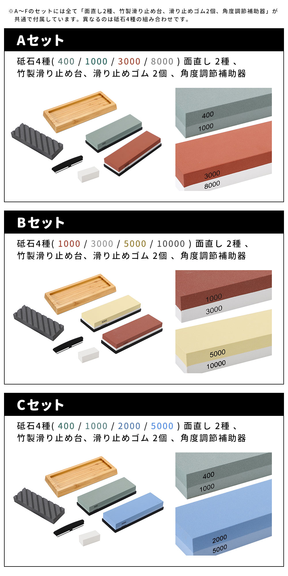 包丁研ぎ 砥石 両面砥石 セット 包丁研ぎ石 中砥石 面直し とい