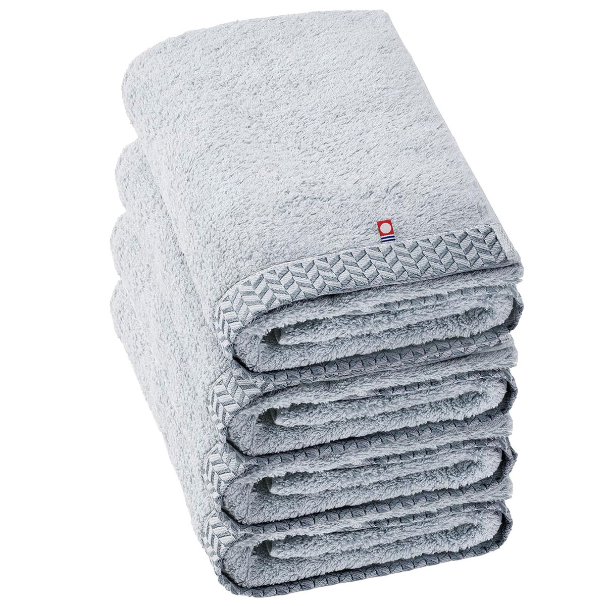 今治バスタオル 超厚手 高級ロングパイル甘撚り撚糸 4枚 ダークグレー 今治タオル（imabari towel） バスタオル 今治 綿 100% 4枚 セット 全2