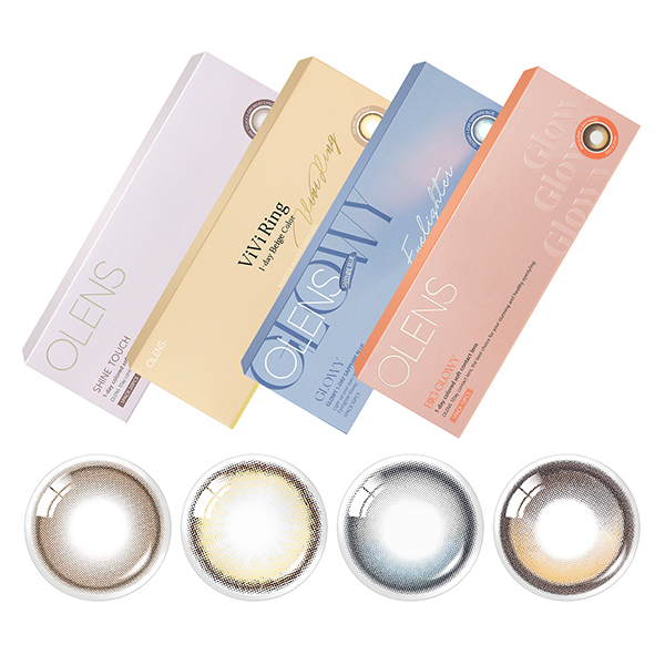 新色発売 韓国 カラコン ワンデー オーレンズ 1箱10枚入 OLENS 1day 度あり 度なし NewJeans 水光 POPLENS