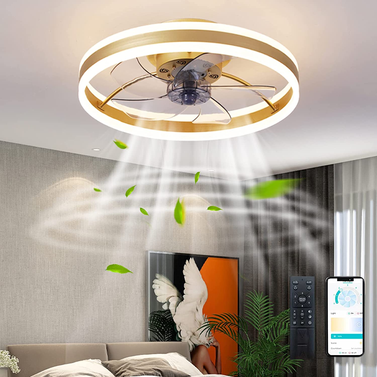 超大特価 シーリングファンライト LED 8〜14畳 シーリングファン 北欧