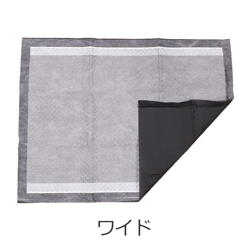 約36g/枚　ケース　厚型炭入りペットシーツ　ワイド　60×45cm　200枚　(50枚×4パック)　業務用　大容量　まとめ買い　箱　送料無料 | スタイルプラス | 02