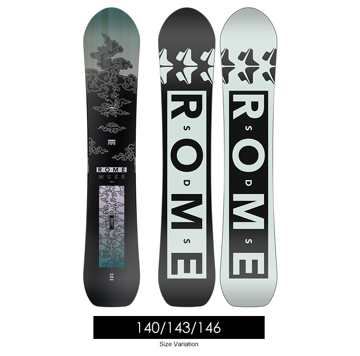 ROME SDS ローム MUSE ミューズ 23-24 2024 スノーボード 板
