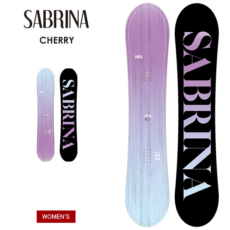 SABRINA サブリナ CHERRY チェリー 135/140 23-24 2024 スノーボード 板 レディース ウーメンズ : 1300014  : モアスノー Yahoo!店 - 通販 - Yahoo!ショッピング