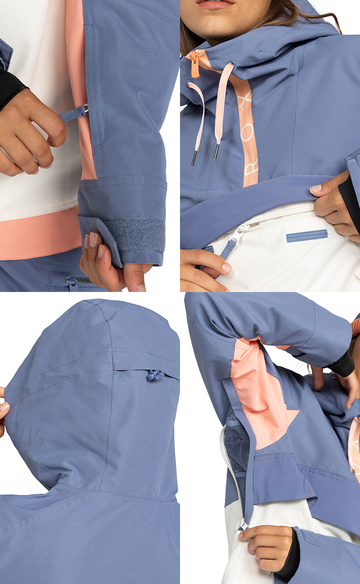 SHELTER JK / ロキシーシェルター スノー ウェア アノラック 2025 ROXY ロキシー SHELTER JK レディース シェルター ジャケット