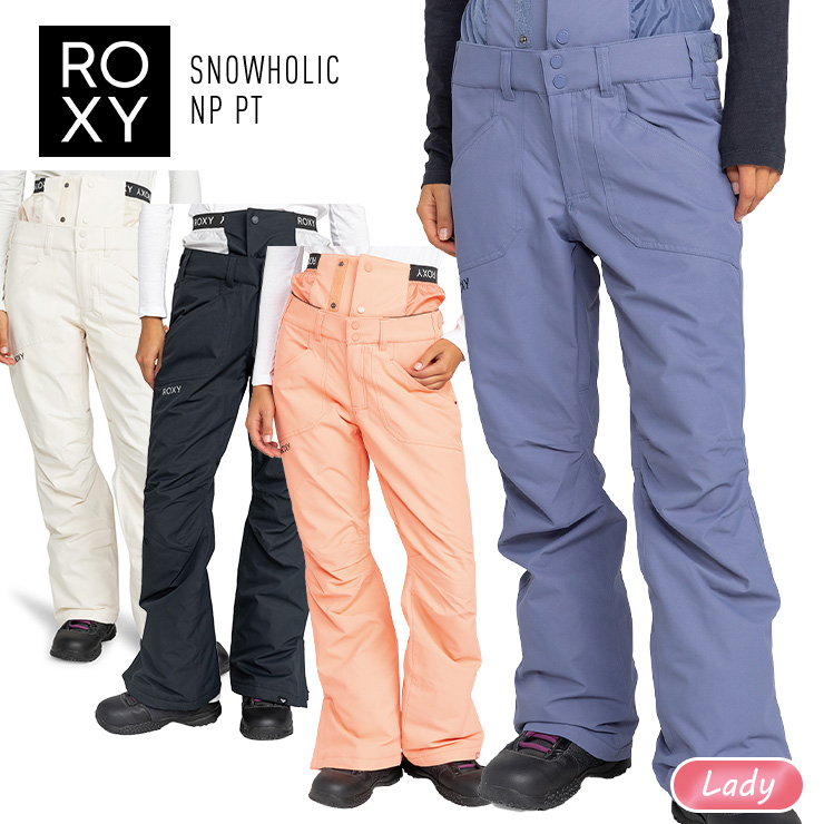 Roxy - 送料無料 新品 ROXY スノーボード パンツ SNOWHOLIC PT L ROXY 2025 ロキシー SNOWHOLIC NP PT レディース スノーボード