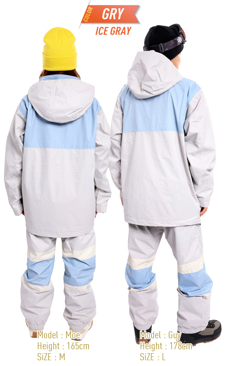 ARBN AIRBORN エアボーン 上下セット スノーボードウェア イージー