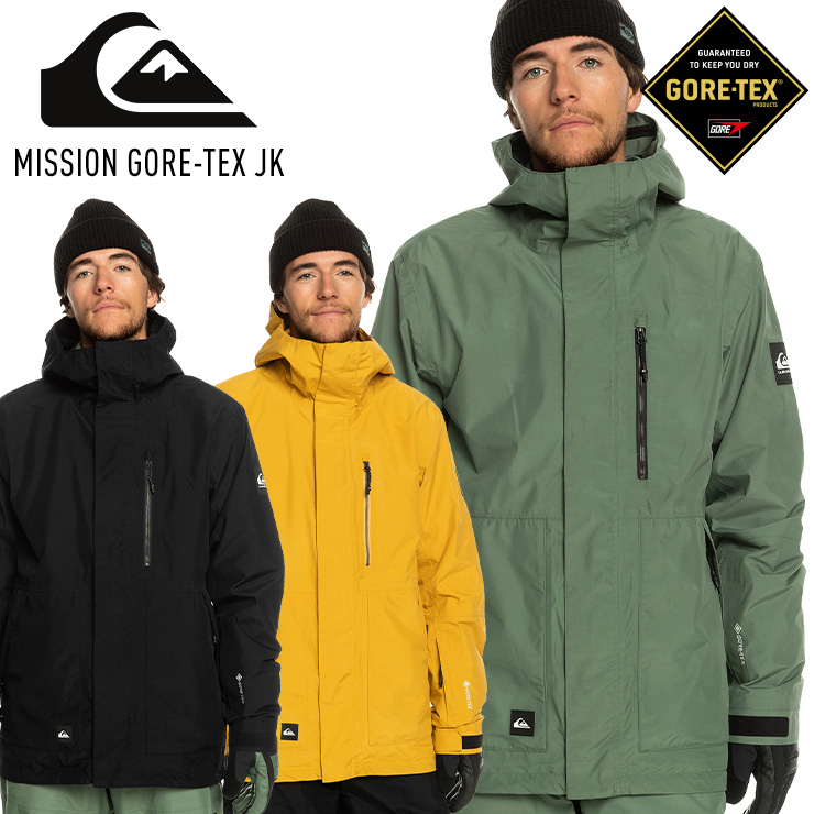 2024 QUIKSILVER クイックシルバー MISSION GORE-TEX JK ミッション ゴアテックスジャケット スノボー スノーボード  ウェア : 15018018 : モアスノー Yahoo!店 - 通販 - Yahoo!ショッピング