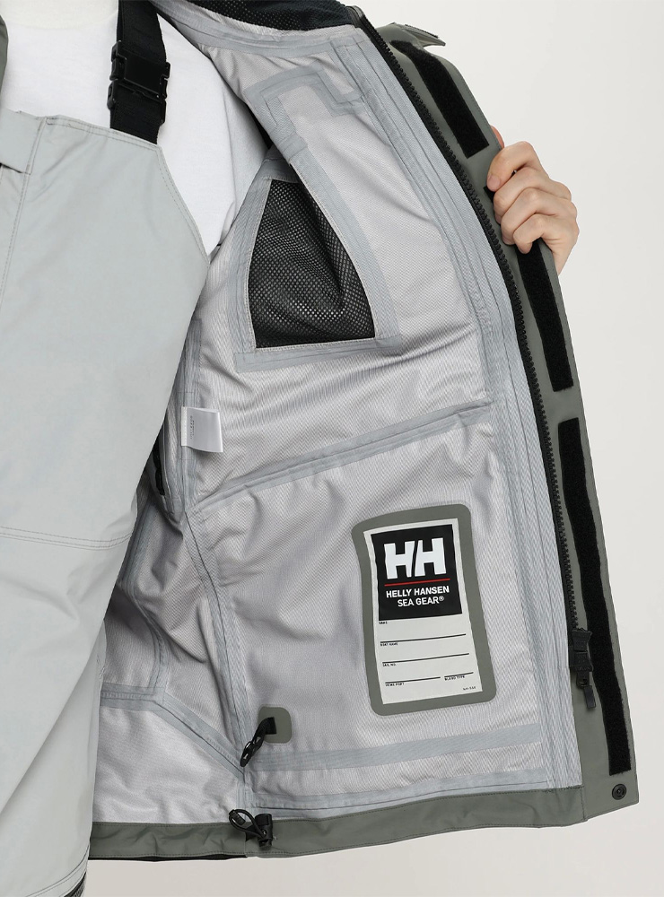 さとたけHelly Hansen スキーウェア上(青/黒/白/灰) さとたけ様専用Helly Hansen スキーウェア上(青/黒/白/灰)