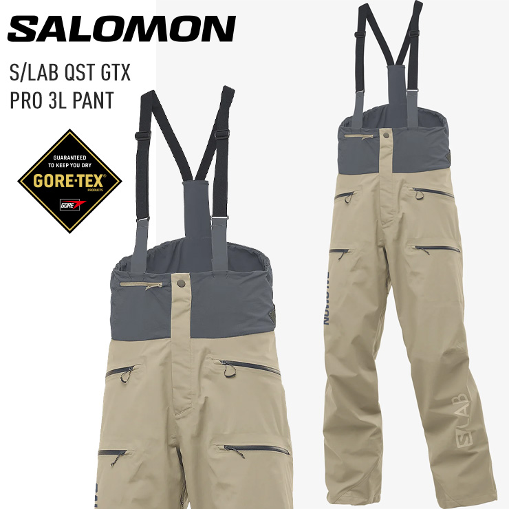 22-23 SALOMON サロモン S/LAB QST GORE-TEX PRO PANT M ゴアテックス ビブパンツ スノーボードウェア  スキーウェア : 15300007 : モアスノー Yahoo!店 - 通販 - Yahoo!ショッピング