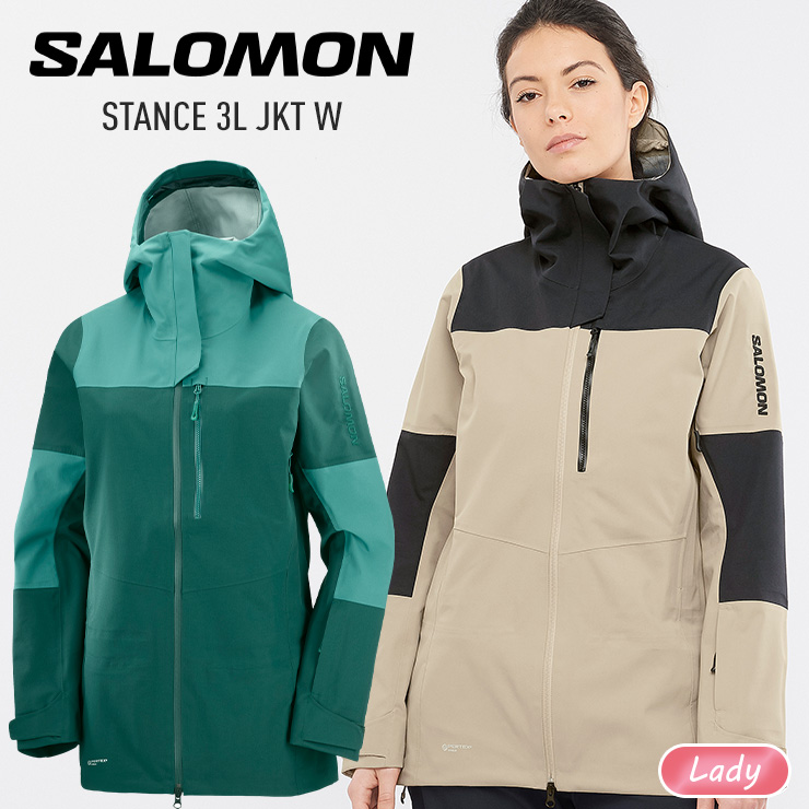 22-23 SALOMON サロモン STANCE 3L JKT W レディース スノージャケット スノーボードウェア スキーウェア