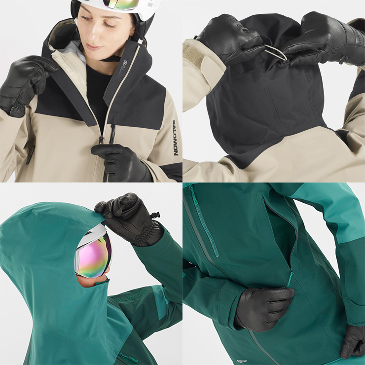 【人気ショップが最安値挑戦！】 STANCE サロモン 22-23 SALOMON 3L スノー レディース W JKT スノーボード