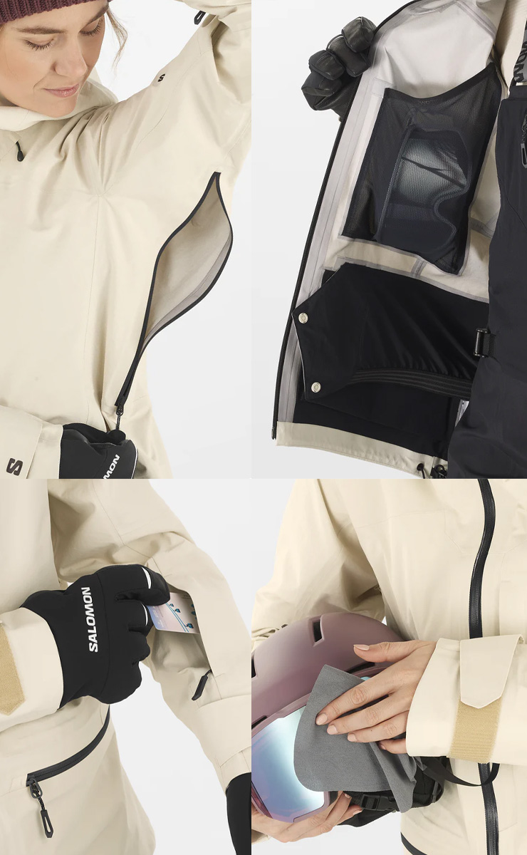 SALOMON 24-25 サロモン ABSOLUTE 3L JACKET W アブソリュート