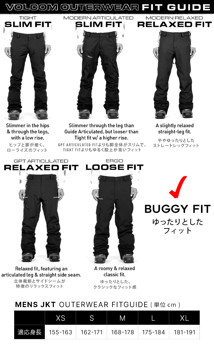 VOLCOM 24-25 ボルコム DUA GORE-TEX PANT デュア ゴアテックス
