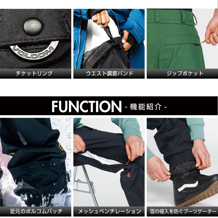 即発送♪ボルコム　パンツ単品 VOLCOM 【早期予約】25-26 ボルコム LONGO GORE-TEX PANT ロンゴ
