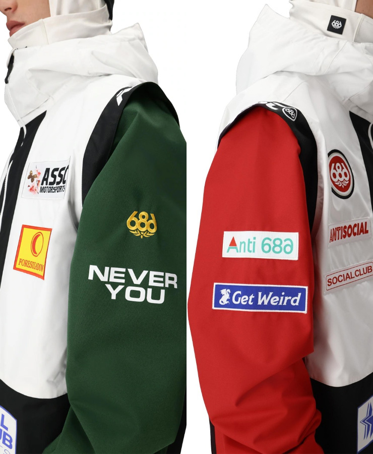 686 25-26 シックスエイトシックス ASSC F1 SHELL JACKET シェル