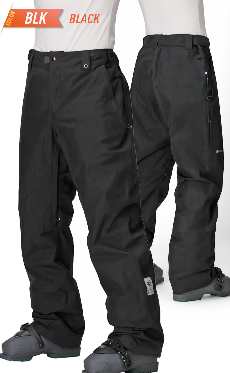 686 GORE-TEX CORE SHELL スノーボードパンツ M ブラック 686 『 Men's GORE-TEX Core Shell Pant - Black 』 25-26 シックス