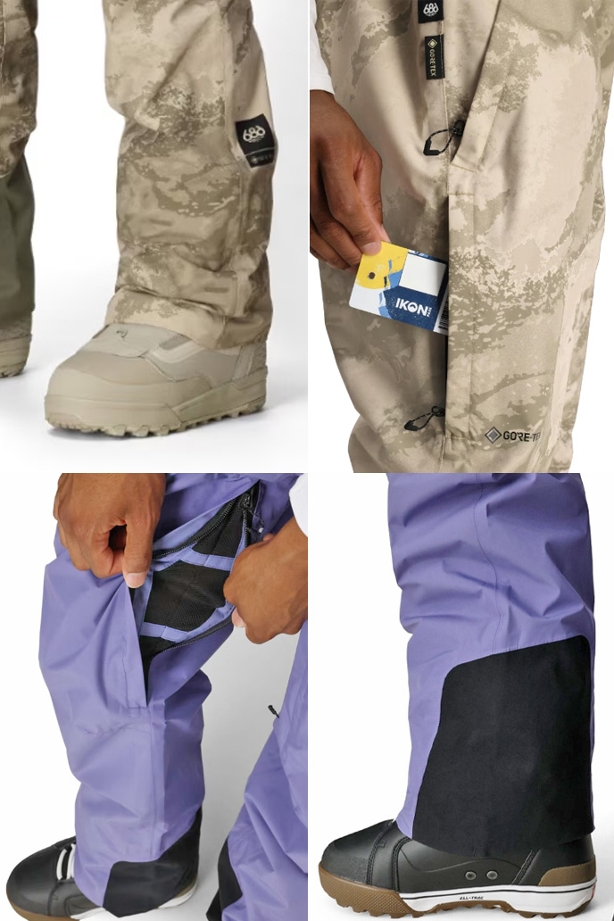 686（シックスエイトシックス） 25-26 686 GORE-TEX CORE SHELL PANT