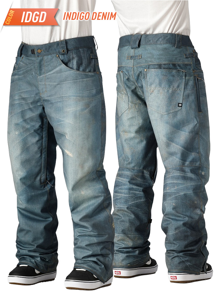686 25-26 シックスエイトシックス DECONSTRUCTED DENIM PANT デ