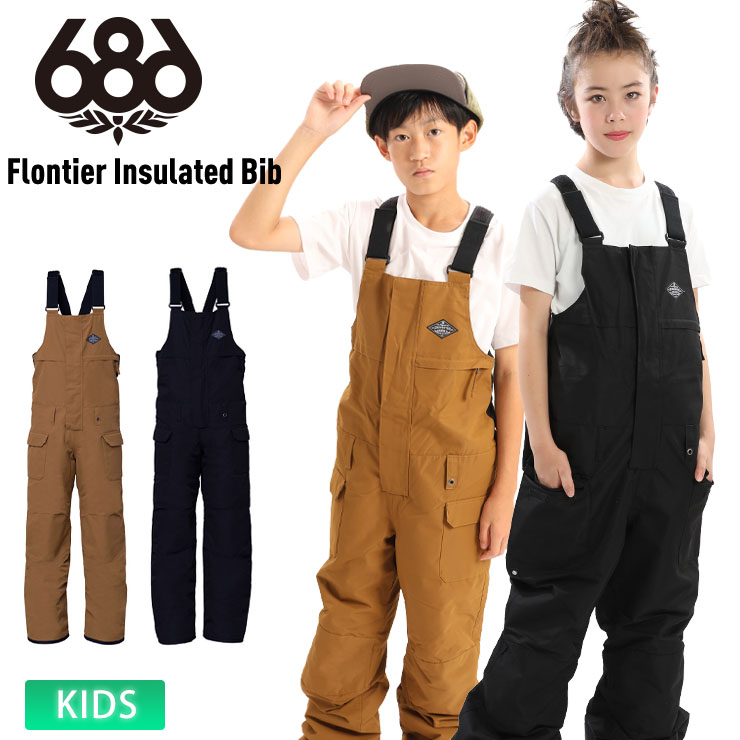 美品 686 SIXEIGHTSIX ビブパンツ 23-24 686 シックスエイトシックス FRONTIER INSULATED BIB