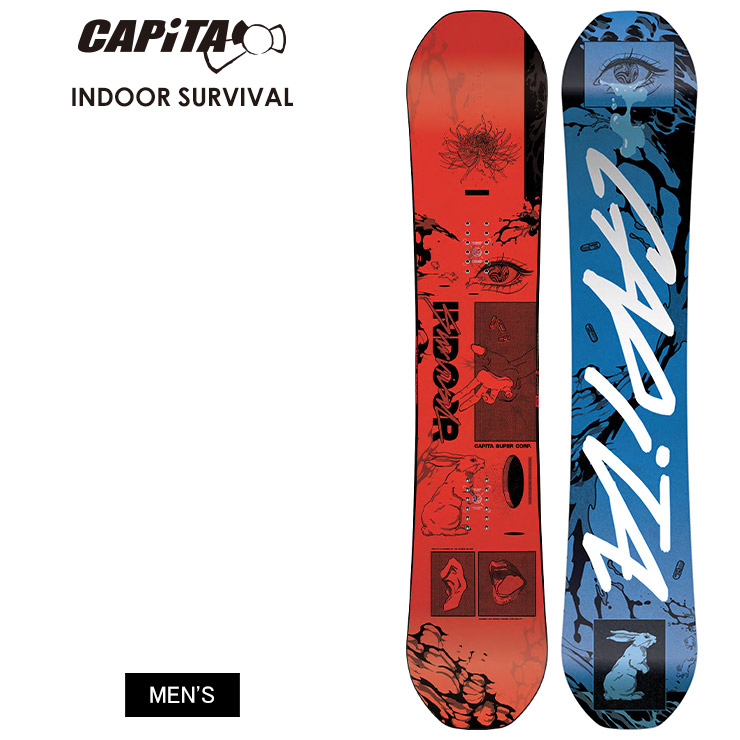 CAPITA キャピタ INDOOR SURVIVAL インドアサバイバル 23-24 2024 スノーボード 板 メンズ