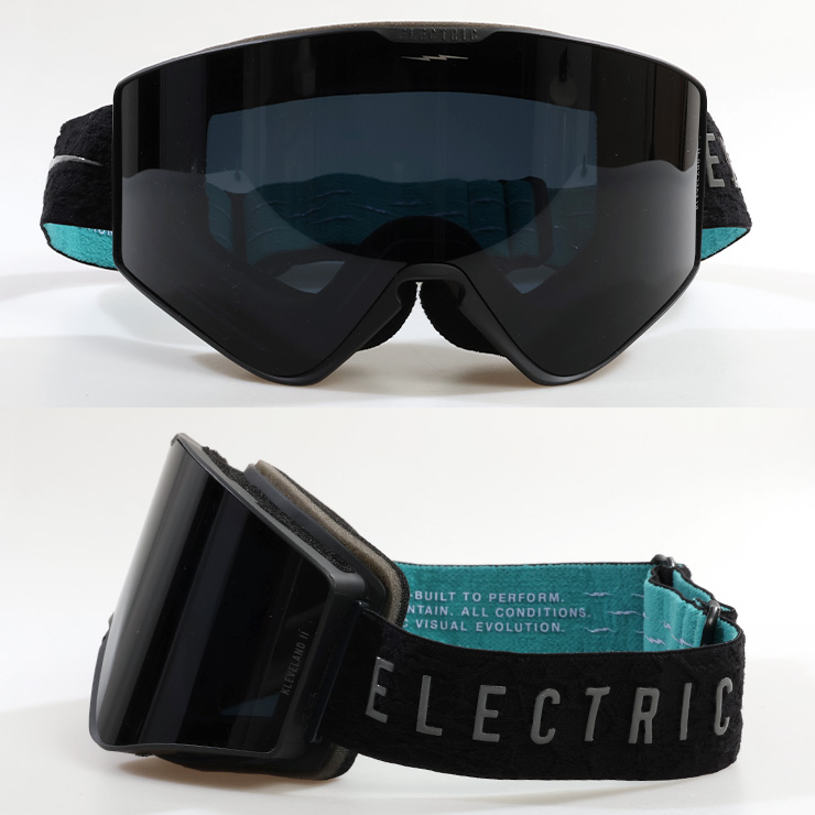 2024 ELECTRIC エレクトリック クリーブランド KLEVELAND 2 スノーボード ゴーグル STEALTH BLACK NURON  レンズ：ONYX CONTRAST スキー