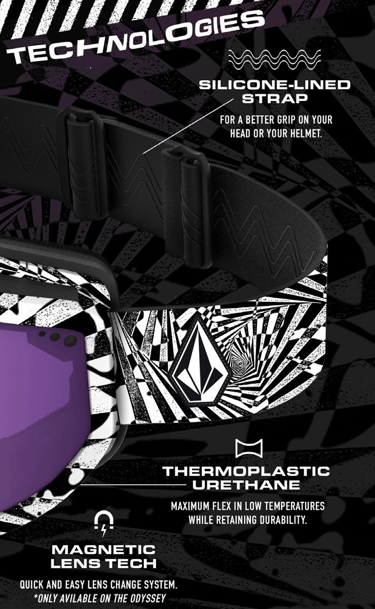 VOLCOM 正規品 2024 ボルコム スノーボード ゴーグル ODYSSEY