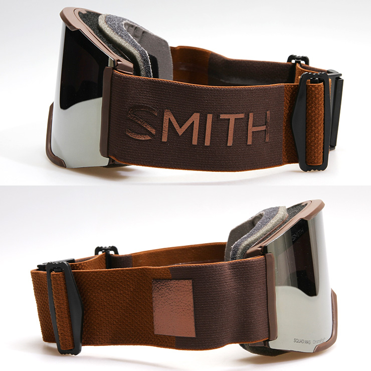 廃盤カラー】Smith スカッドマグ Sepia Luxeスペアレンズ×2枚