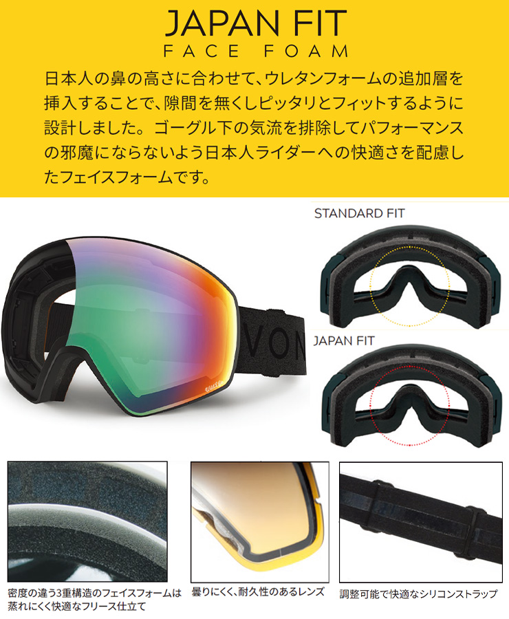 2024 VONZIPPER ボンジッパー CLEAVER スノーボード ゴーグル BFC